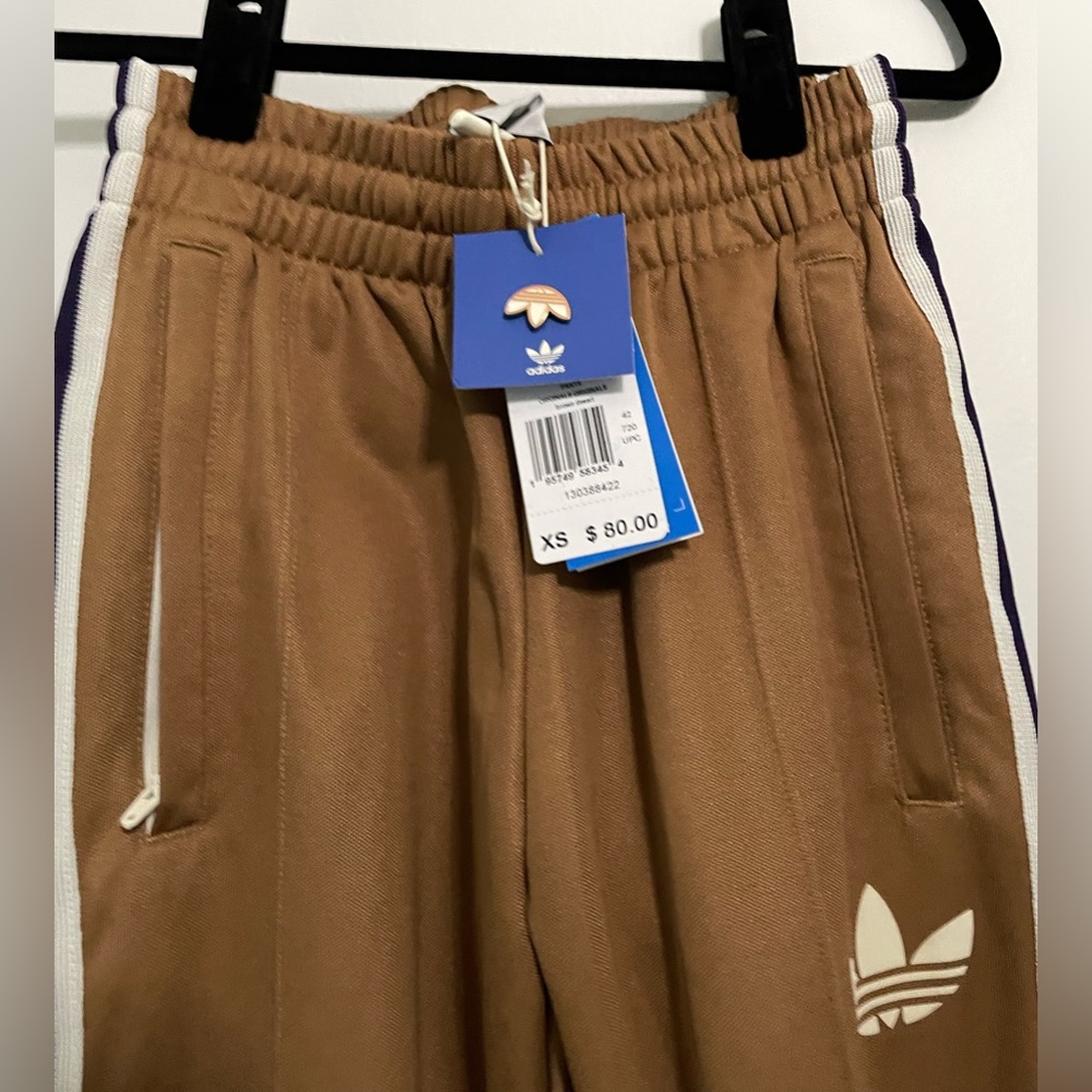 Adidas slim fit track pants new XSMALL